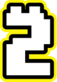 Lego 3 Realistic Line Tracing Svg Vector, Free Vectors File